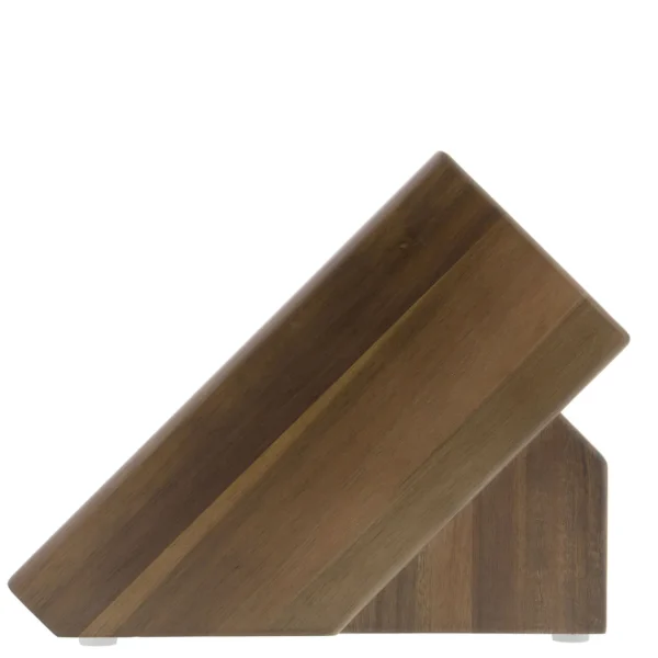 ZWILLING Empty Knife Blocks*Acacia, Acacia, Twin Knife Block Empty Brown