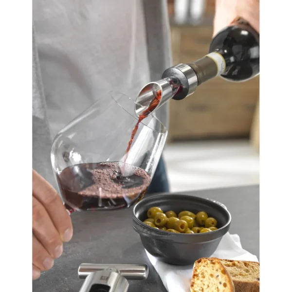 ZWILLING Wine Accessories*Decanter / Wine Aerator / Pourer And Stopper Silver