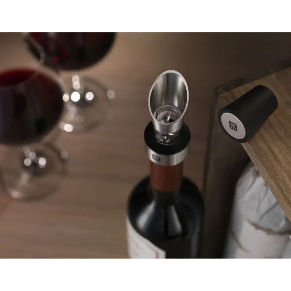 ZWILLING Wine Accessories*Decanter / Wine Aerator / Pourer And Stopper Silver