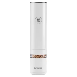 ZWILLING Salt & Pepper Grinder*Electric Salt/Pepper Mill, White