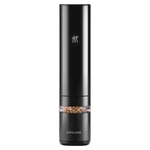 ZWILLING Salt & Pepper Grinder*Electric Salt/Pepper Mill, Black Matte