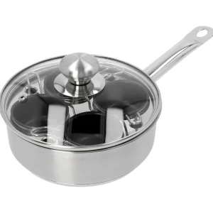 DEMEYERE Specialty Cookware*Four-Cup Egg Poacher Set Silver