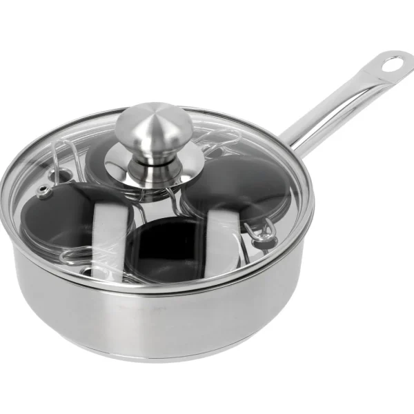 DEMEYERE Specialty Cookware*Four-Cup Egg Poacher Set Silver