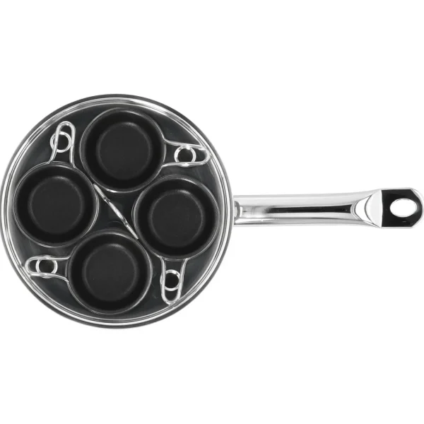 DEMEYERE Specialty Cookware*Four-Cup Egg Poacher Set Silver