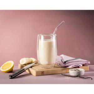 ZWILLING Straws*Glass Straw - Clear - Bent Set Transparent