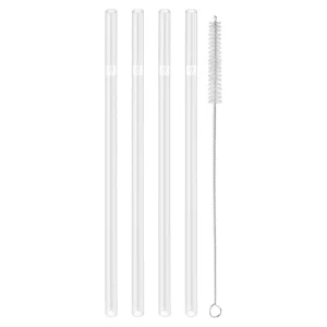 ZWILLING Straws*Glass Straw - Clear - Straight Set Transparent