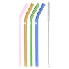 ZWILLING Straws*Glass Straw - Colored - Bent Set Mixed Colors