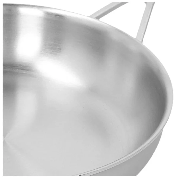 DEMEYERE Skillets*9.5-Inch, 18/10 Stainless Steel, Frying Pan Silver