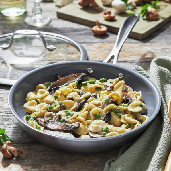 ZWILLING Skillets*9.5-Inch, 18/10 Stainless Steel, Non-Stick, Frying Pan With Glass Lid
