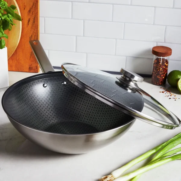 ZWILLING Woks*12-Inch, 18/10 Stainless Steel, Wok