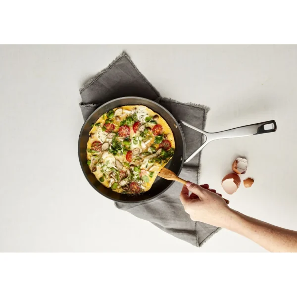 DEMEYERE Skillets*8-Inch, Aluminum, Non-Stick, Fry Pan Silver-Black