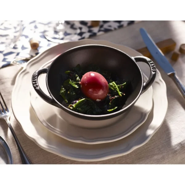 STAUB Woks*6.5-Inch, Baby Wok, Black Matte