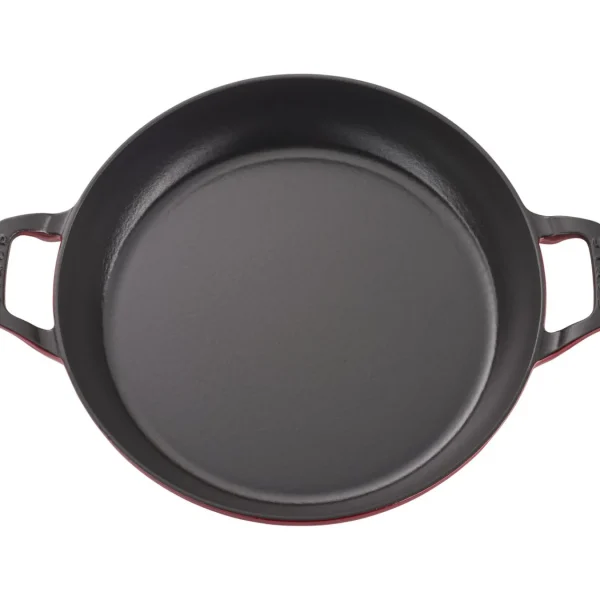 STAUB Braisers*12-Inch, Braiser With Glass Lid, Cherry