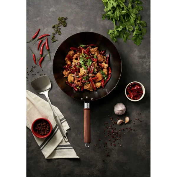 ZWILLING Woks*12-Inch, Carbon Steel, Wok, Black Matte