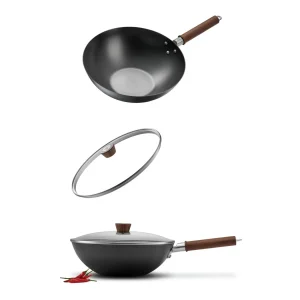 ZWILLING Woks*12-Inch, Carbon Steel, Wok, Black Matte