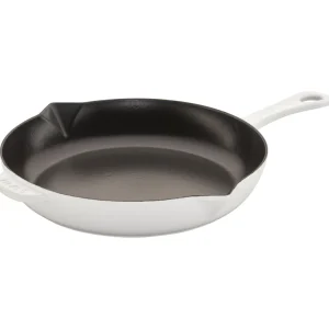 STAUB Skillets*10-Inch, Fry Pan, White