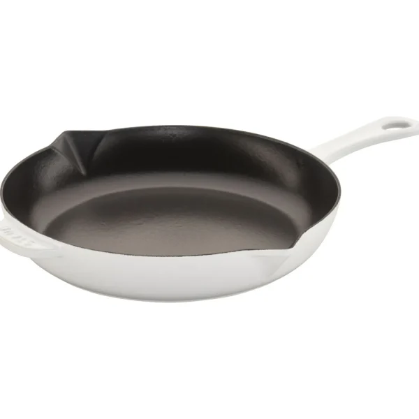 STAUB Skillets*10-Inch, Fry Pan, White