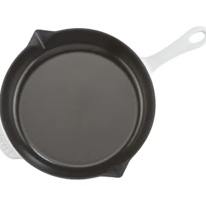 STAUB Skillets*10-Inch, Fry Pan, White