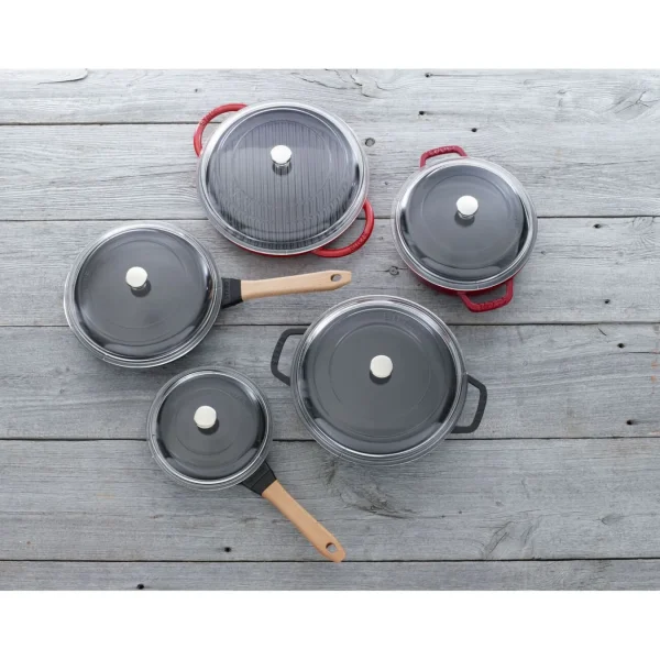 STAUB Cookware Lids*10-Inch Glass Domed Lid Transparent