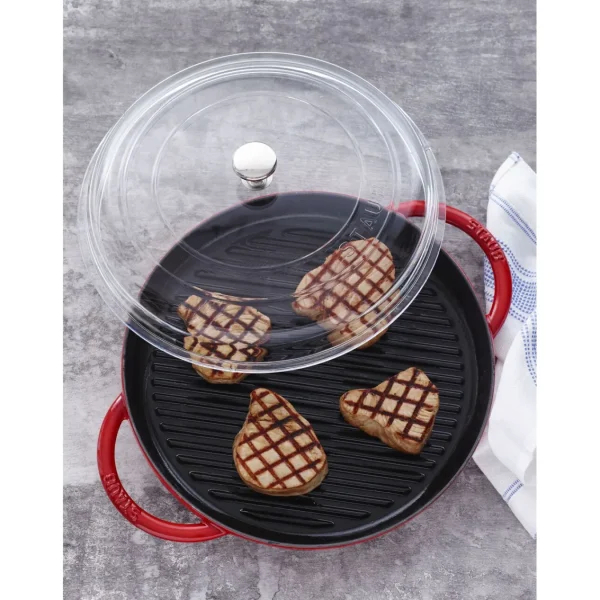 STAUB Cookware Lids*8-Inch Glass Domed Lid Transparent