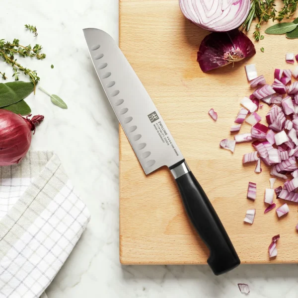 ZWILLING Santoku Knives*7-Inch, Hollow Edge Santoku