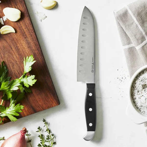 HENCKELS Santoku Knives*7-Inch, Hollow Edge Santoku Knife