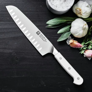 ZWILLING Santoku Knives*7-Inch, Hollow Edge Slim Santoku Knife