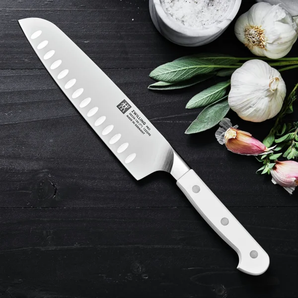ZWILLING Santoku Knives*7-Inch, Hollow Edge Slim Santoku Knife