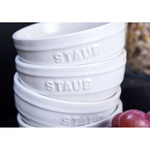 STAUB Cereal Bowls*6.5-Inch, Large Universal Bowl, White