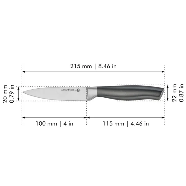 HENCKELS Paring Knives*4-Inch, Paring Knife Graphite Grey