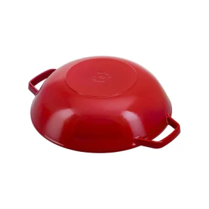 STAUB Woks*12-Inch, Perfect Pan, Cherry