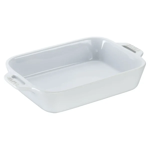 STAUB Baking Dishes*8-Inch, Rectangular, Baking Dish, White