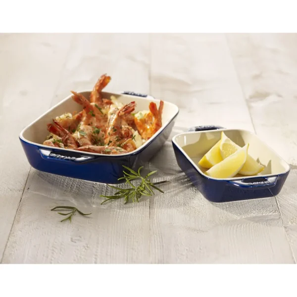 STAUB Baking Dishes*7.5-Inch, Rectangular, Baking Dish, Dark Blue