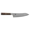 MIYABI Santoku Knives*7-Inch Rocking Santoku, Fine Edge Brown