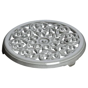 STAUB Trivets*9-Inch, Round, Cast Iron Lilly Trivet, Graphite Grey
