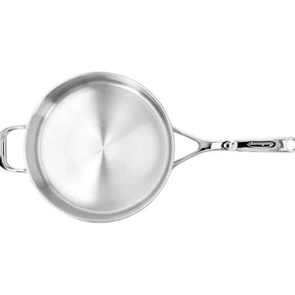 DEMEYERE Saute Pans*11-Inch Saute Pan With Helper Handle And Lid, 18/10 Stainless Steel Silver