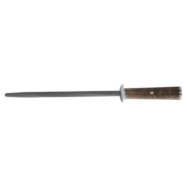 MIYABI Knife Sharpeners*10-Inch, Sharpening Steel Brown