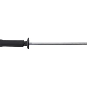 MIYABI Knife Sharpeners*9-Inch, Sharpening Steel Black Matte