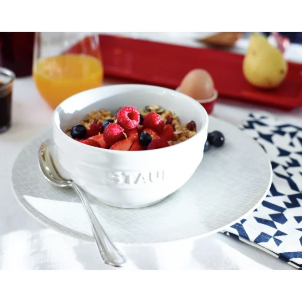 STAUB Cereal Bowls*4.5-Inch, Small Universal Bowl, White