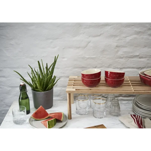 STAUB Cereal Bowls*4.5-Inch, Small Universal Bowl, Cherry