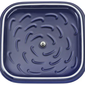 STAUB Baking Dishes*9-Inch, Square, Covered Baking Dish, Dark Blue
