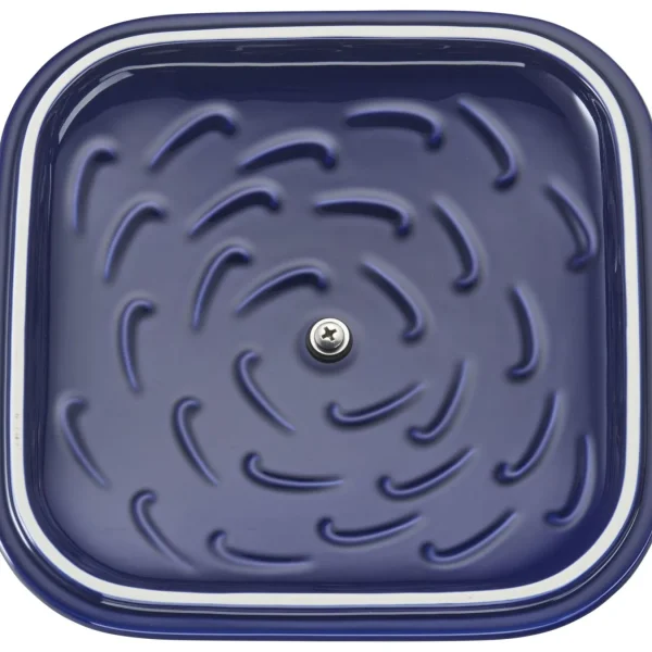 STAUB Baking Dishes*9-Inch, Square, Covered Baking Dish, Dark Blue