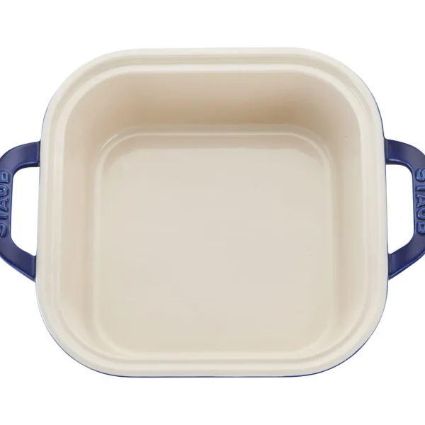 STAUB Baking Dishes*9-Inch, Square, Covered Baking Dish, Dark Blue