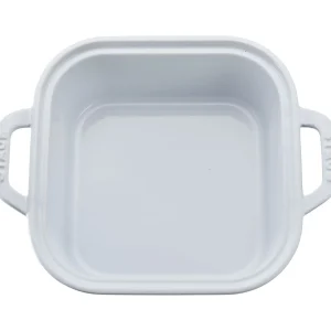 STAUB Baking Dishes*9-Inch, Square, Covered Baking Dish, White