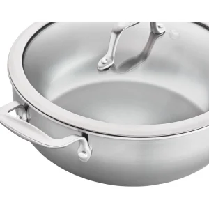 ZWILLING Saute Pans*10-Inch, Stainless Steel, Perfect Pan With Helper Handle And Lid