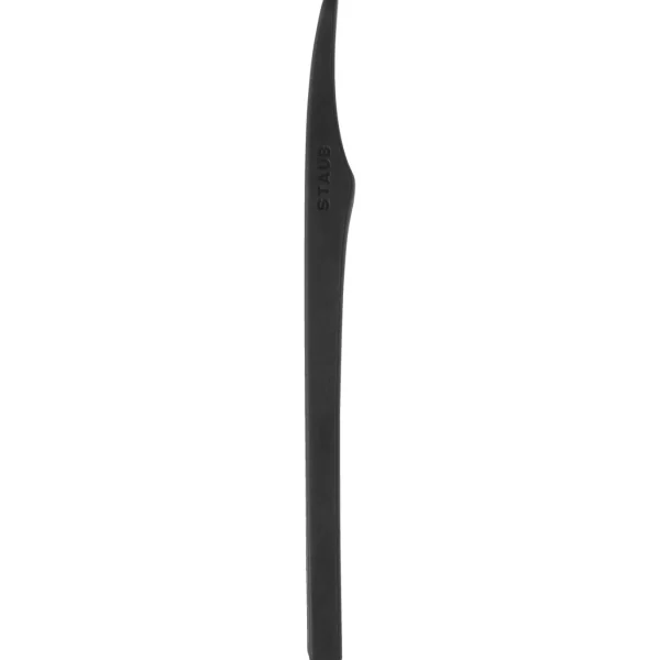 STAUB Kitchen Tongs*12.25 Inch Tongs, Silicone Black Matte