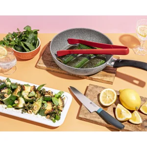 Ballarini Kitchen Tongs*10.75 Inch Tongs, Silicone Red