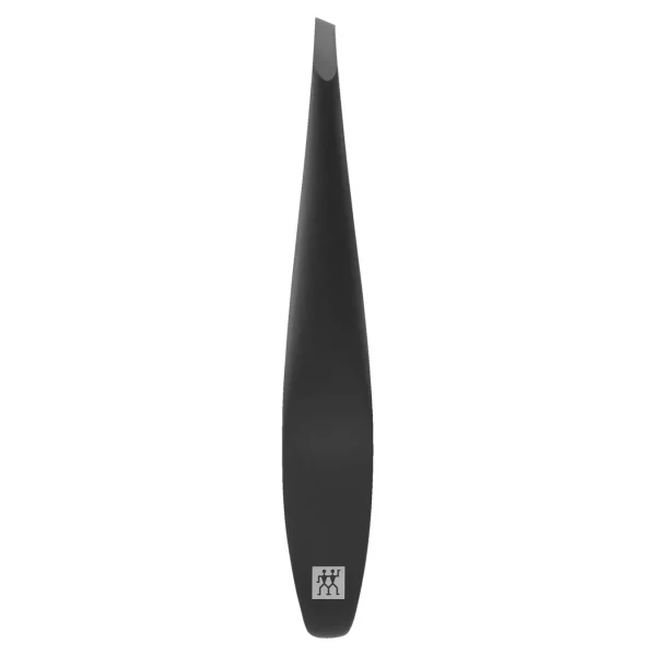 ZWILLING Tweezers*3.5-Inch Tweezers, Slanted Black Matte