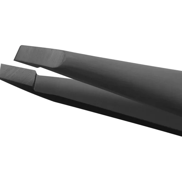 ZWILLING Tweezers*3.5-Inch Tweezers, Slanted Black Matte