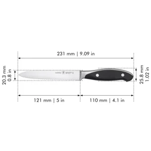 HENCKELS Utility Knives*5-Inch Utility Knife, Serrated Edge